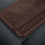 Close up of the Dark Brown Leather Case for iPad Mini 6th Generation (2021)