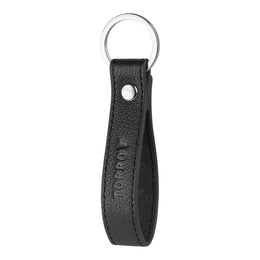 Black Leather Keyring