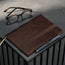 Microfibre lined Dark Brown Leather A5 Notebook Cover