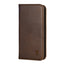 Dark Brown Leather Stand Case for iPhone XR