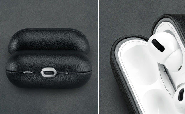 Leren hoesje voor Apple AirPods Pro 3 (3e generatie) Feature Focus