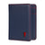 Leren Portemonnee (met RFID-bescherming) - Marineblauw