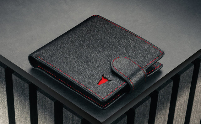 Klassieke Leren Portemonnee (met Muntvak) Feature Focus