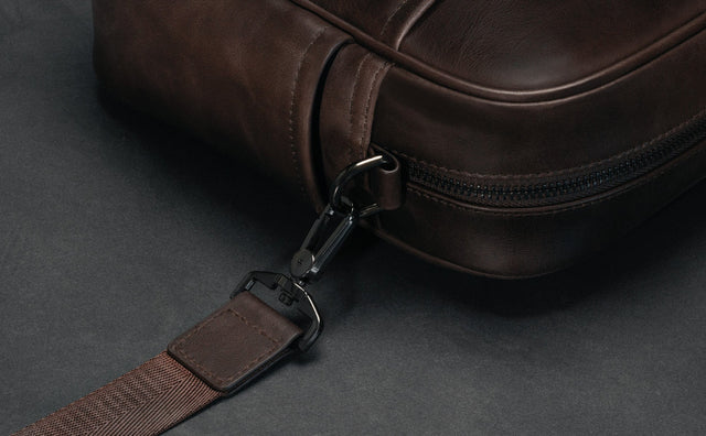 Leren Crossbody Schoudertas Feature Focus