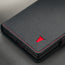 Premium Black with Red Stitching Leather Case for Samsung Galaxy Z Fold8