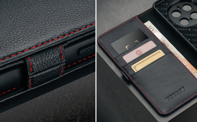 Honor Magic 7 Pro Leren Hoesje Feature Focus