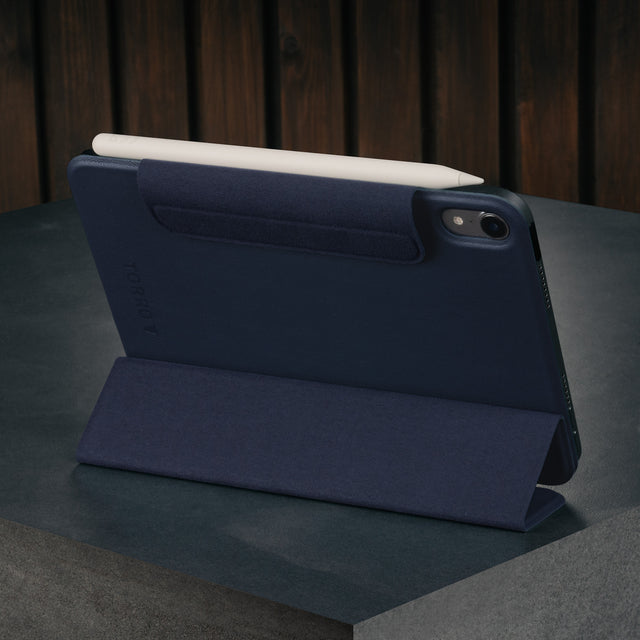 Blue Leather Magnetic Case for Apple iPad Mini