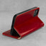 Stand feature of the Red Leather Stand Case for iPhone 11