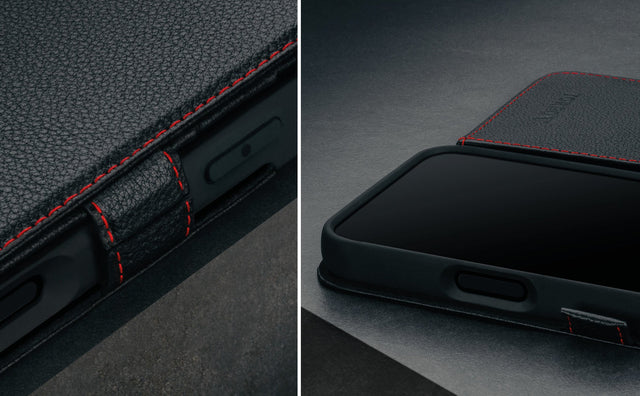 iPhone 16 Plus Leren Hoesje (MagSafe) Feature Focus