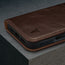 Dark Brown Leather Case for iPhone 16