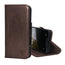 Dark Brown Leather Case for iPhone 16