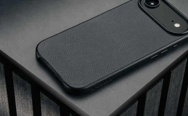 iPhone Air Leren Bumperhoesje (compatibel met MagSafe) Feature Focus
