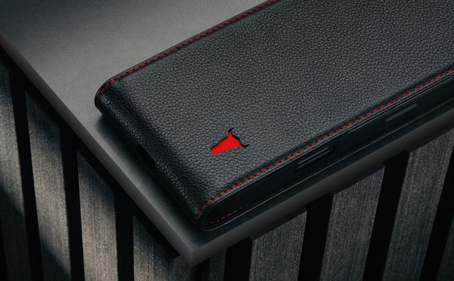 iPhone 17 Pro Max Leren Flipcase (met MagSafe opladen) Feature Focus