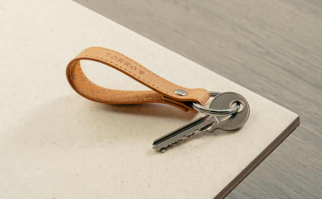 Leren Sleutelhanger Feature Focus