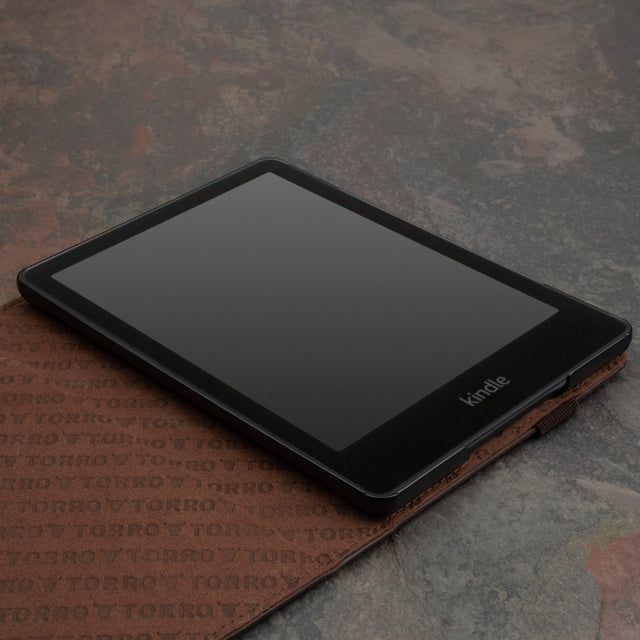 Dark Brown Leather Case for Kindle Paperwhite