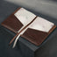 Inside of the Dark Brown Leather Passport holder