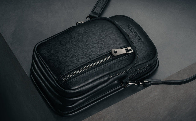 Leren Crossbody Telefoontasje Feature Focus