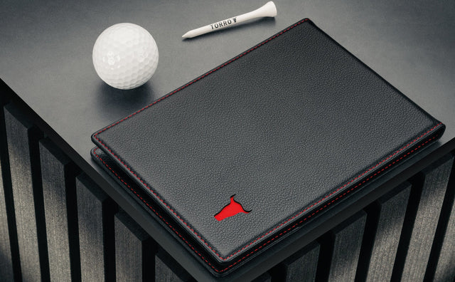 Lederen Golf Scorekaarthouder & Yardageboekhoes (PRO-editie) Feature Focus