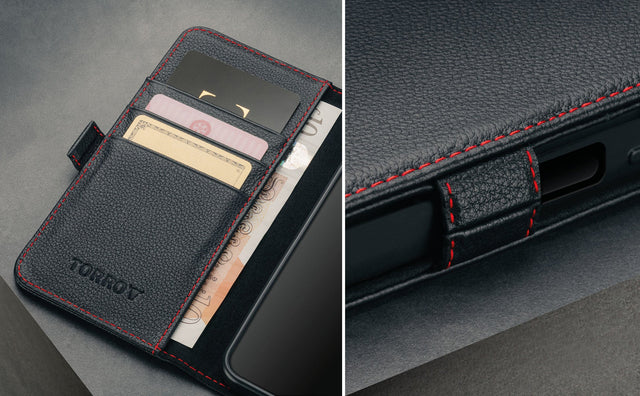 Galaxy A17 Leren Hoesje (met standaardfunctie) Feature Focus
