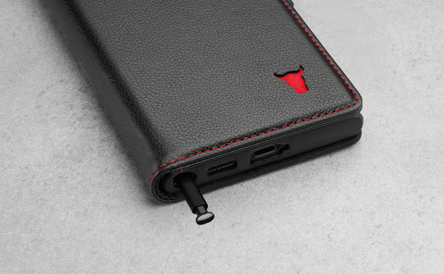 Samsung Galaxy S22 Ultra Leren Hoesje Feature Focus