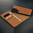 Card slots and cover of theBlack Leather Detachable Case for Galaxy S25 Ultra