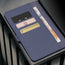 Card slots inside the Violet Leather Stand Case for Galaxy S26 Ultra