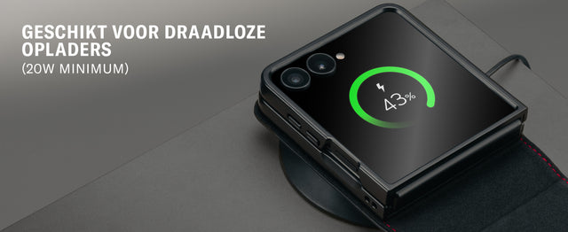 Samsung Galaxy Z Flip8 Leren Hoesje Feature Focus