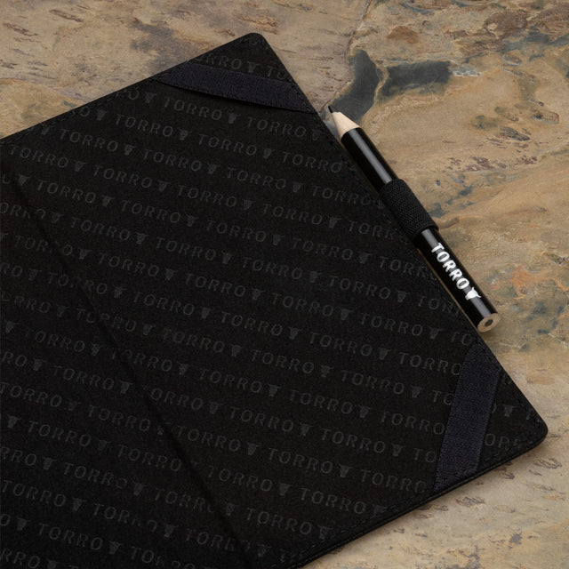 Microfibre lining in the Black Leather Golf Scorecard Holder
