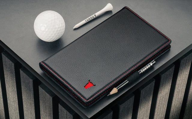 Leren Golf Scorecard Houder Feature Focus