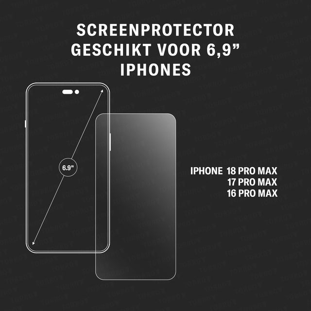 Supported models of the Tempered Glass Screen Protector for iPhone