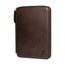 Dark Brown Leather Solo Travel Wallet