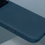 Close up of the Blue Woven Fabric Bumper Case for iPhone 17 Pro Max