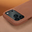 Camera lip on the Brown Woven Texture Bumper Case for iPhone 17 Pro