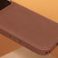 Close up of the Brown Woven Texture Bumper Case for iPhone 17 Pro